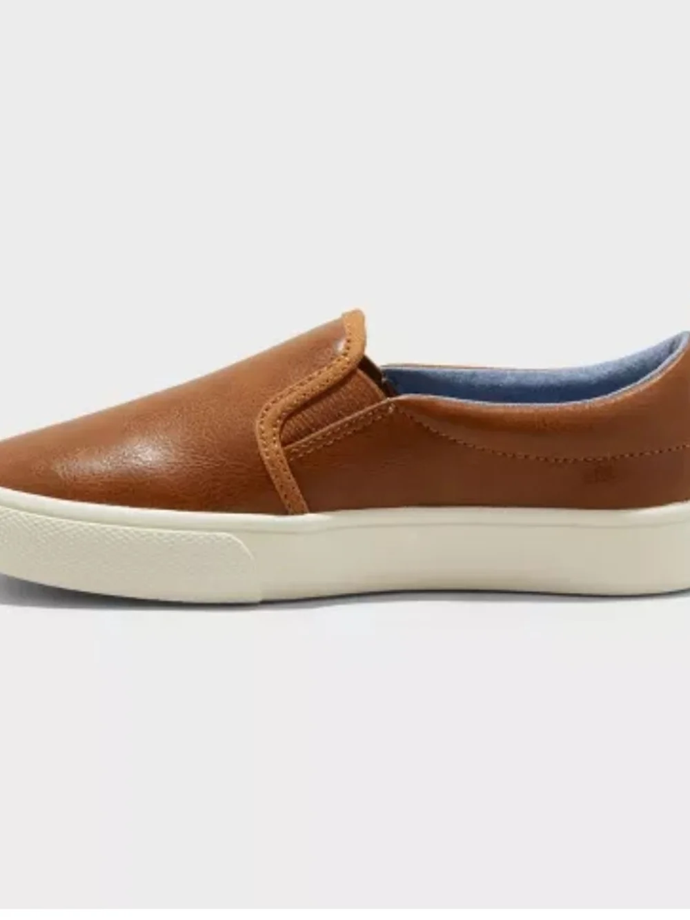 Boys' Rune Slip-On Sneakers - Cat & Jack™ Cognac : Faux Leather